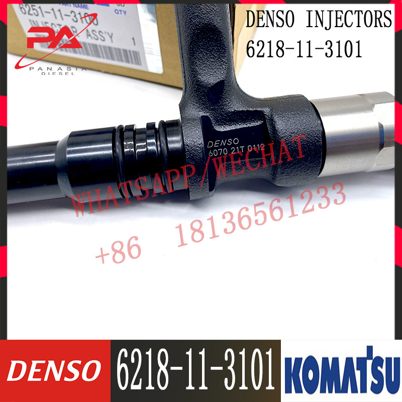 Excavator injector pc400 8 FC450-8 095000-1211 6156-11-3300 6251-11-3100 For Engine SAA6D125E