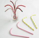 China factory high quality flexible bendy drinking paper straws