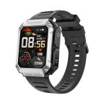 Rainbuvvy T93 silver Smart Watch Headset TWS 4GB Memory Wireless Temperature