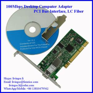 China Femrice 100M Desktop Computer Adapter Intel 82559 Chipset, PCI Bus Type, LC Fiber, FM559FX-LC factory