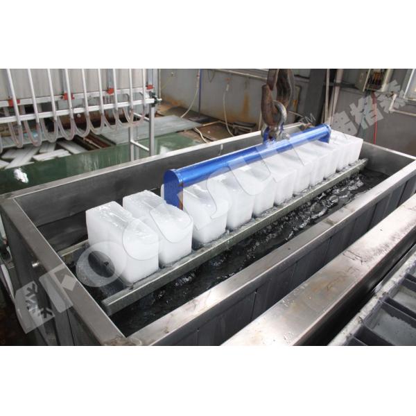 Motor-driven 10 ton FIB-WHB Brine Cooling Block Ice Machine for Water-Cooling System