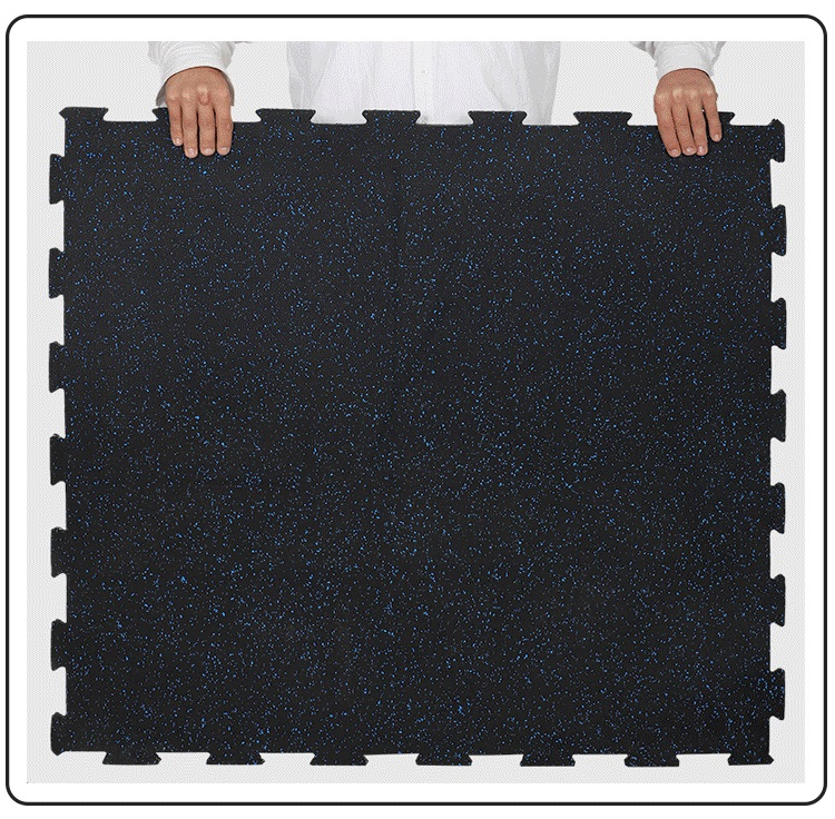 3mm-15mm Outdoor Playground Click Locking Rubber Gym Flooring Roll for Noise Reduction