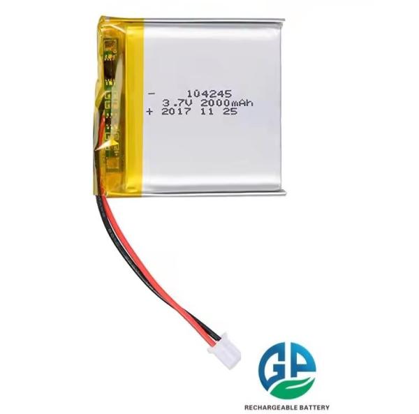 KC Approved 104245 Rechargeable 3.7v 2000mah Lithium Polymer Lipo Battery High