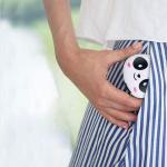 Mini Panda Safety Alarm Keychain 130mAh Location APP For Women Elderly Kids 40g