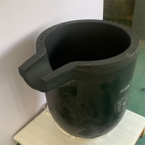 Non Ferrous Alloys Silicon Carbide Graphite Crucible High Temperature Melting