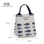 Japanese Pattern Women Insulated Lunch Cooler Bags