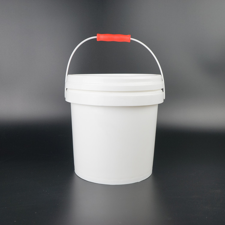 China Food Grade Plastic Pail Bucket White Round 3 Liters factory