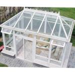 Low E Glass Sunroom Customized Size Prefabricated Aluminium Conservatory Sunroom