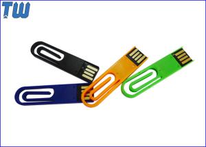 China Portable Plastic Paper Clip 2GB Usb Disk for Company Gift and Business Man factory