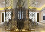 Stainless Steel Decorative Metal Screen Panels Vertical / Multi Fold Type