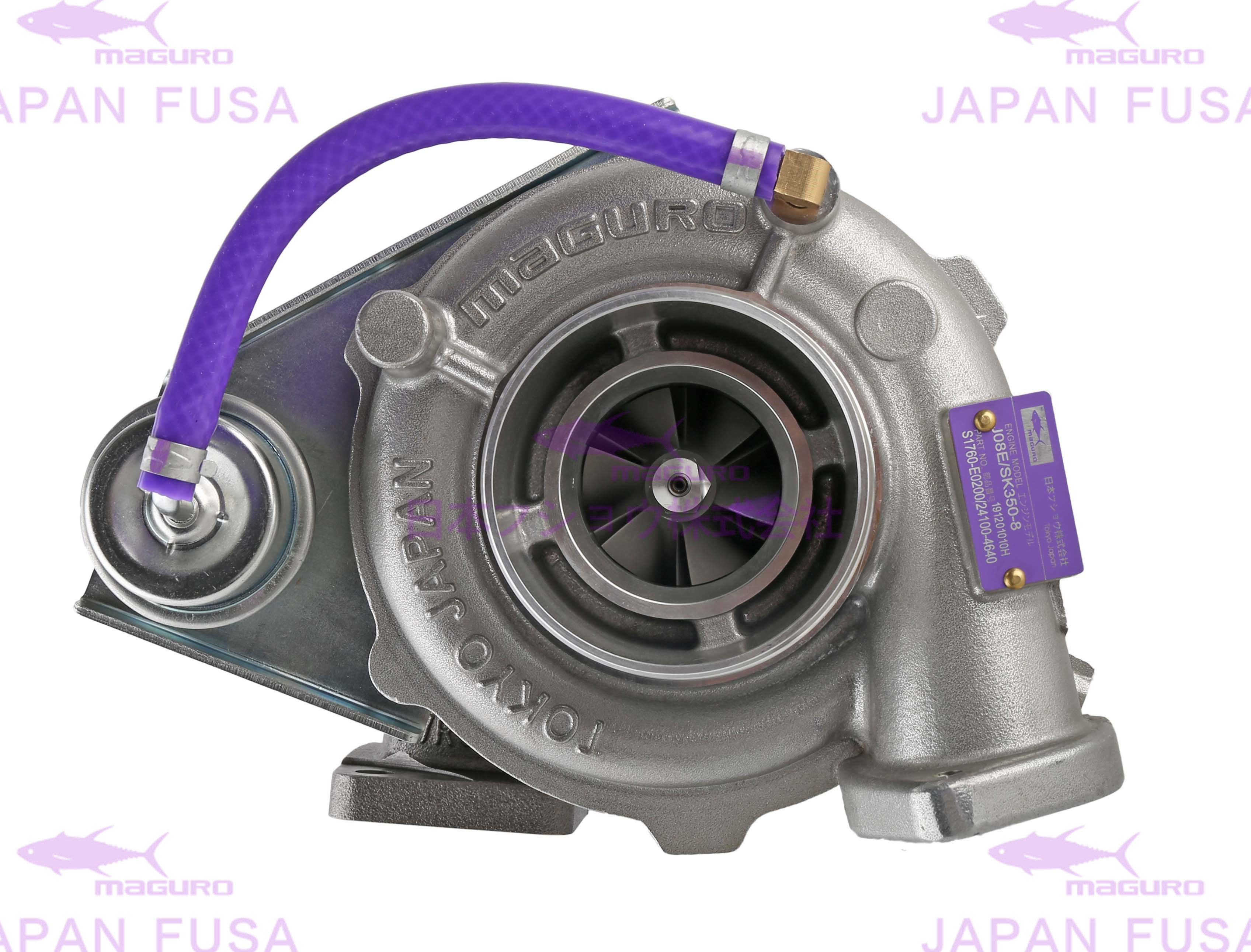 HINO J08E-TM SK350-8 S1760-E0200 Engine Turbocharger Parts 24100-4640 787846-5001