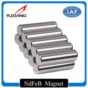 China Permanent Neodymium Custom Made Magnets Radial Magnetizing Silver Color factory