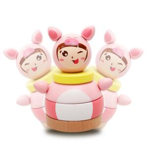 China Tumbler Doll Roly Poly Mobile Rattles Toy For Baby Newborns Kids Gift factory