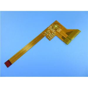Flexible Printed Circuit (FPC) Built on 1oz Polyimide With Gold Plated for