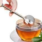 Stainless Steel Tea Ball Infusers Long Handle For Leaf Tea Spices