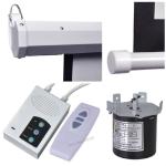 Remote Control 100 Inch Motorized Projection Screen 16:9 Electric HD Projector
