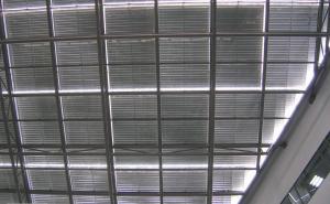 China 3.0mm Aluminum Retractable Louvre Skylight Roof System factory