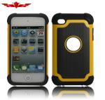 Dirtproof/Shockproof PC+Silicone+TPU Ipod Touch4 Cover Cases Multi Color Durable