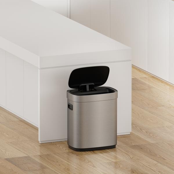 Household Batteries Required Automatic Touchless Smart Infrared Sensor Waste Bin