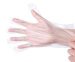 Transparent Disposable Food Safe Gloves Customized Thickness And Exclusive