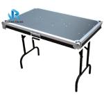 Universal Fold Out Table Rack Flight Case For Lighting Speaker