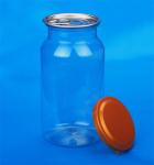 Empty Plastic Airtight Storage Jars Round Shape EOE / POE Sealing Type