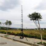 Movable 20M Aerial Aluminum Telescopic Winch Up Tower
