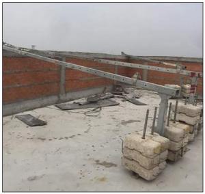 China Painting steel 6 meters 630kg ZLP630 modular suspended platform systems for building cleaning factory