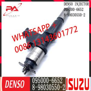 China DENSO Diesel Common Rail Injector 095000-6652 For ISUZU 8-98030550-2 factory