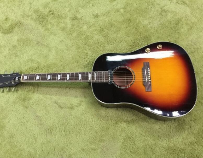 Vintage Chibson J160V acoustic guitar sunburst John Lennon electric acoustic guitar