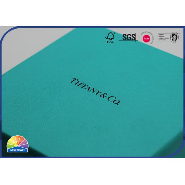 Cyan Cubic Specialty Paper Present Box Two Pieces Set 1c Print