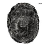 Mens Toupee Human Hair Replacement SystemFrench Lace Poly Skin Hairpieces