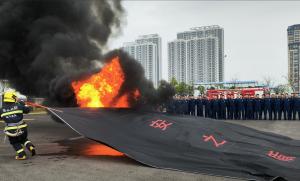 China SUNTEX Thermal Resistance Fire Blanket For Fire Protection factory