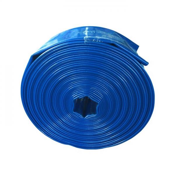 China High Duty 2 Inch Pvc Layflat Discharge Hose Drainage Pipe Fittings factory