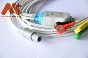 China Primedic DM 10, DM 30 Compatible 4 Lead Snap Direct-Connect ECG Cable factory