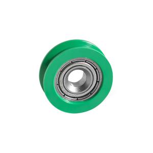 China Polished Green Nylon Sliding Door Rollers ODM For Curved Shower Screen factory