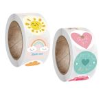Sealing Stuff Decoration Flower Post Handmade Sticker Labels For Gift Bags