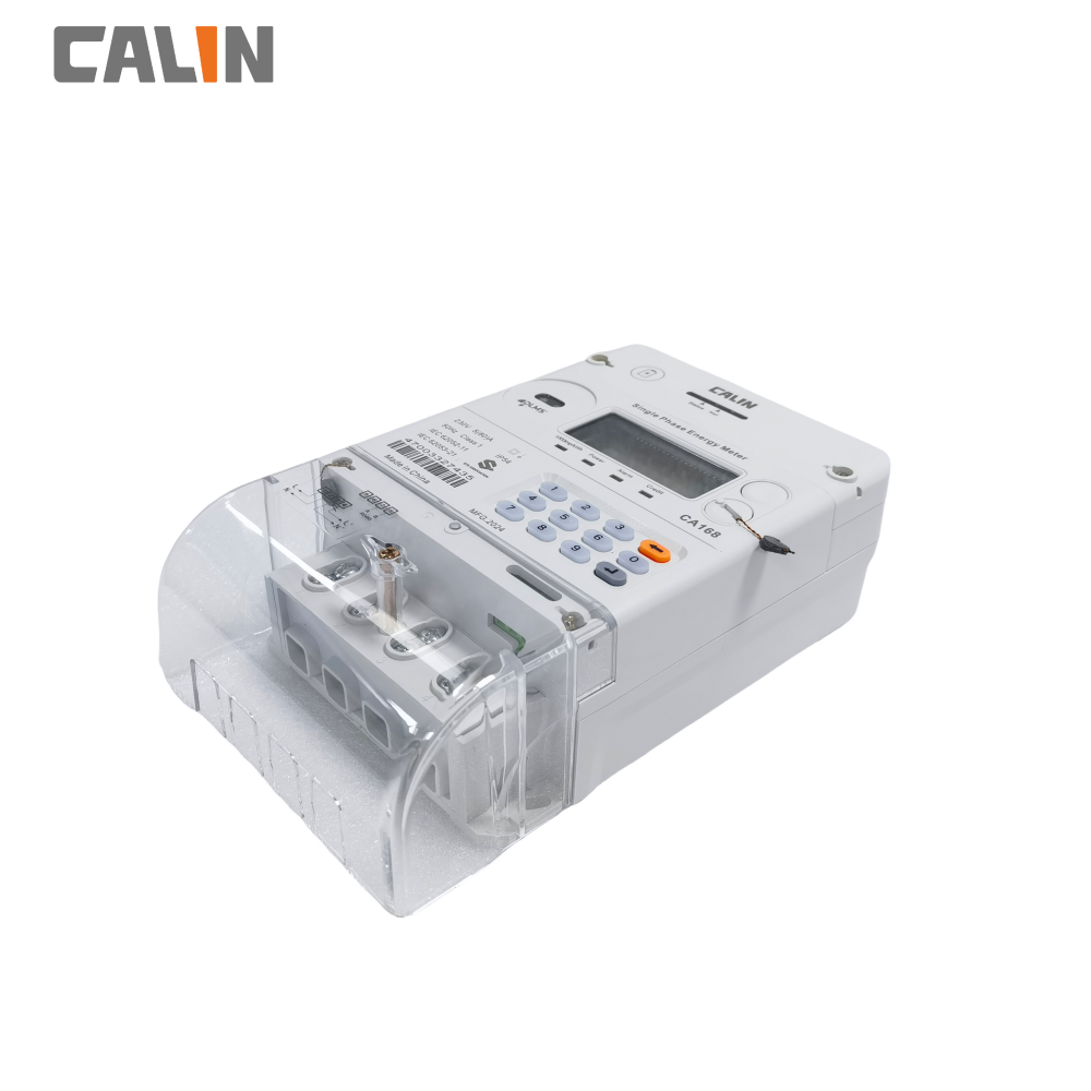 Infrared Single Phase DLMS Smart Electricity Meter Plug In Modem