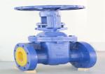 OS&Y Rustproof Cast Iron Gate Valve , BS 5163 Copper Core Seal Valve