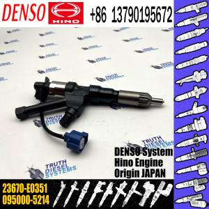 China 095000-5215 DENSO Diesel Injector HINO P11C 095000-5214 23670-E0351 factory