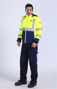 China 100%Polyester HIVIS Work Clothes 290gsm Hi Vis Trench Coat factory