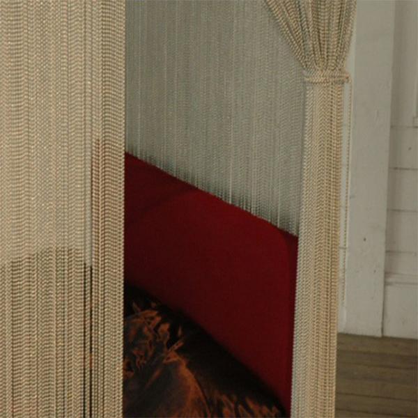 Stainless steel ball beaded curtain