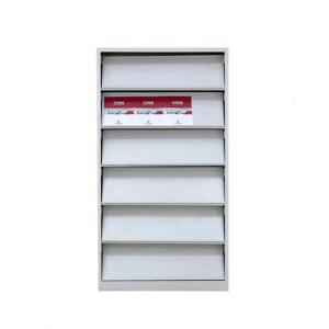 China Powder Coating SPCC Metal Rack Bookshelf For Document factory