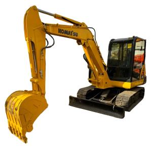 China 5 Ton Used Komatsu Excavator PC56 Fuel-saving Systems Working Systems Original Color factory