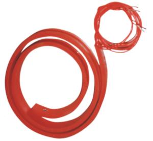China 50w 120v Silicone Rubber Heating Tape 2inx5in factory
