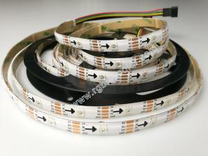 China individual control dc5v white pcb 60led ws2813 dual signal led strip light on sale