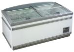 1040L Top Four Sliding Glass Door Island Display Freezer / Horizontal Commercial