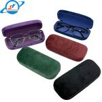 Multicolored Velvet Glasses Case Retro Vintage Eyeglasses Case Eco Friendly