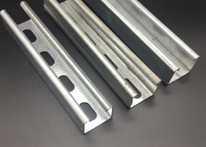 China 41x21 Pre Galvanized Strut C Channel HDG Unistrut Slotted Channel factory