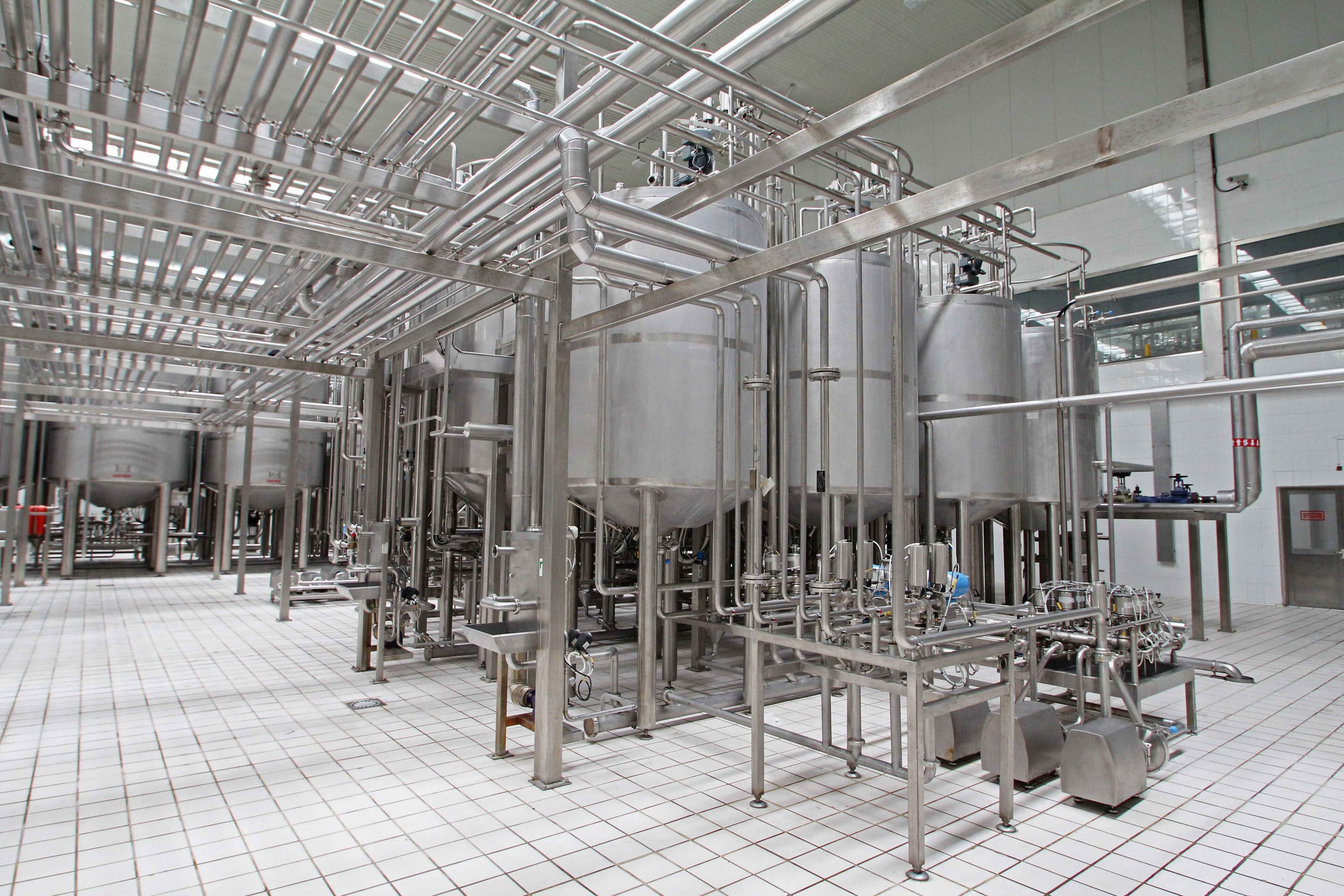Automatic Pasteurized Milk Processing Line Electric Driven